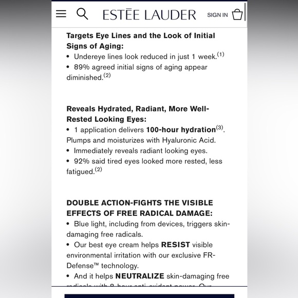 Estee Lauder Advanced Night Repair Eye Supercharged Gel-Creme - Picture 6 of 7